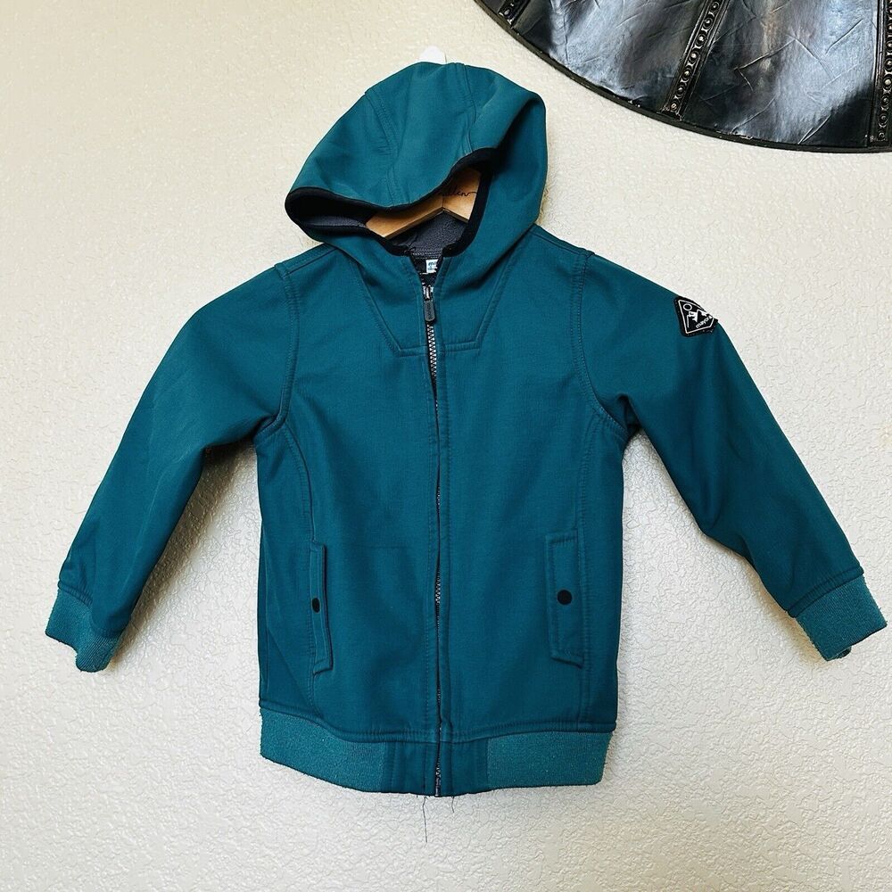 Mayoral Kids Jacket Dark Teal 110 Cm 5 Years Boys Girls Hooded